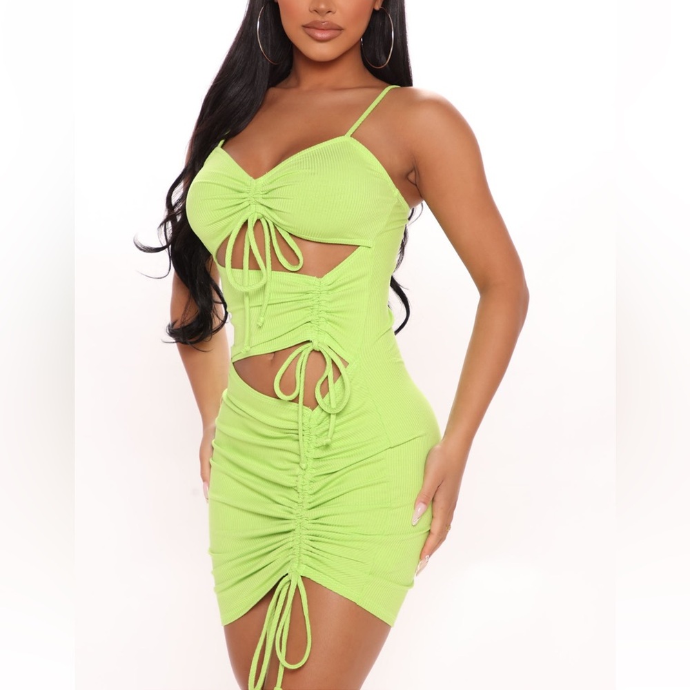 Mini Lime Dress
